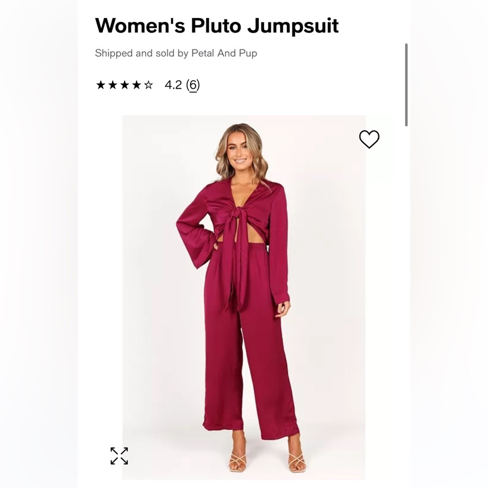 Magenta Pluto Jumpsuit